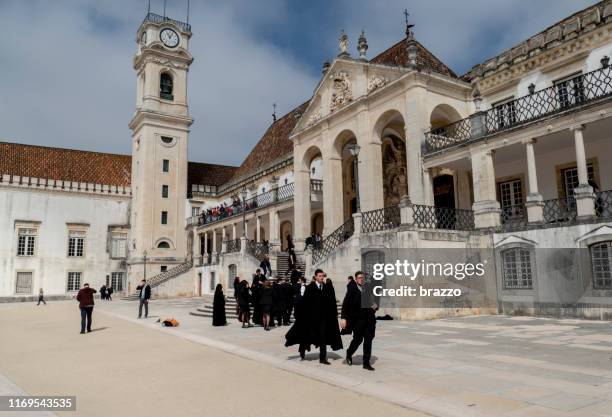 università di coimbra - coimbra university foto e immagini stock