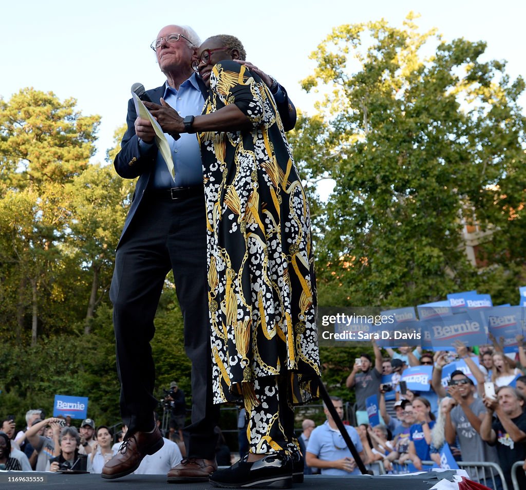 Bernie Sanders Holds Campaign Rally At University Of North Carolina