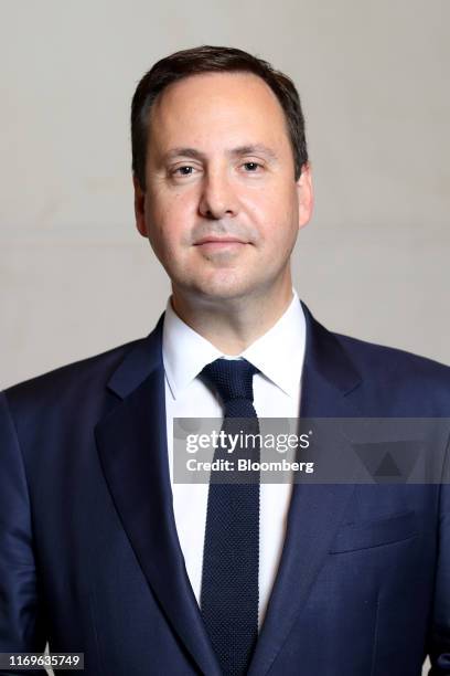 Steven Ciobo, former Australian trade, tourism and investment minister, poses for a photograph following a Bloomberg Television interview during the...