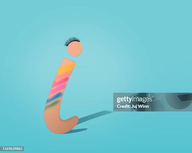 the letter i casting a shadow - lower case stock pictures, royalty-free photos & images