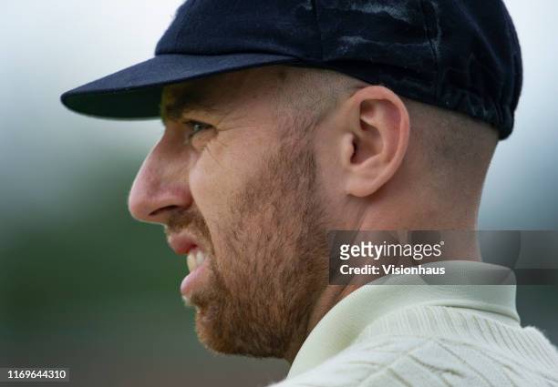Jack Leach of England during day one of the 3rd Ashes Test match between England and Australia at Headingley on August 22, 2019 in Leeds, England..