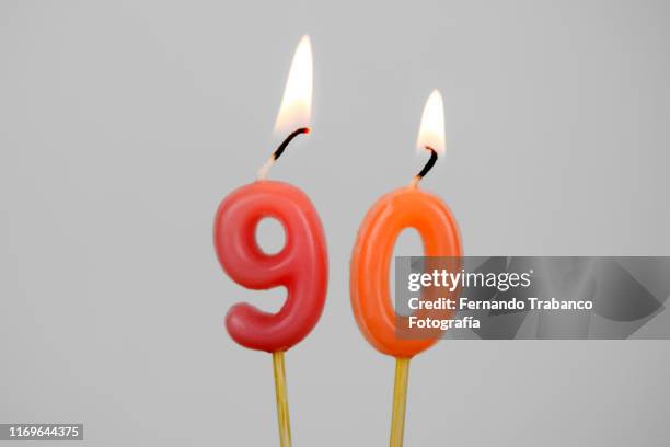 number 90 - birthday candle number stock pictures, royalty-free photos & images