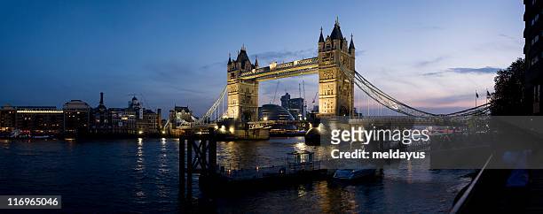 tower bridge, london, at dusk (xxl+) - xxl stock pictures, royalty-free photos & images