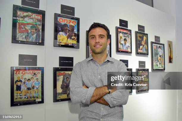 Giuseppe Rossi attends The Diego Maradona Temple Experience on September 19, 2019 in New York City.