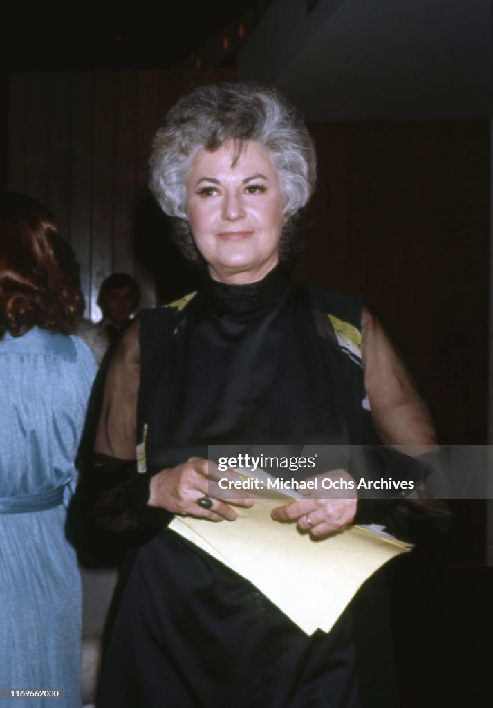 Bea Arthur Attends An Event