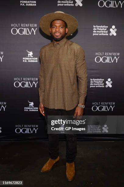 Subban attends the The P.K. Subban Foundation event during #PKSFWEEKMTL held at Holt Renfrew Ogilvy on August 22, 2019 in Montreal, Canada.