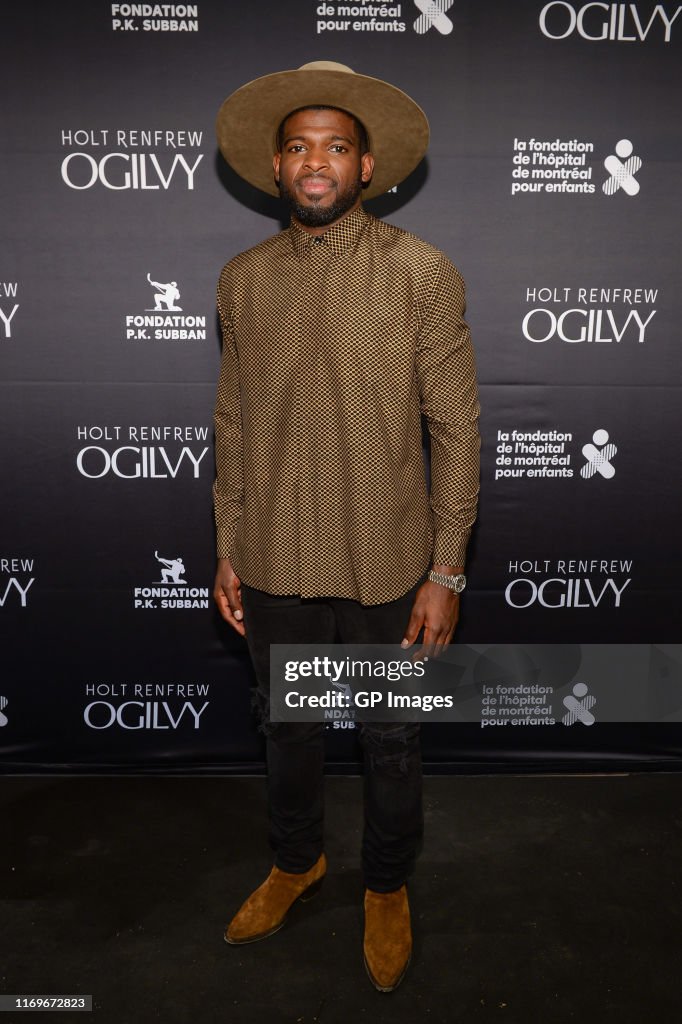 Holt Renfrew Ogilvy hosts private event with The P.K. Subban Foundation during #PKSFWEEKMTL