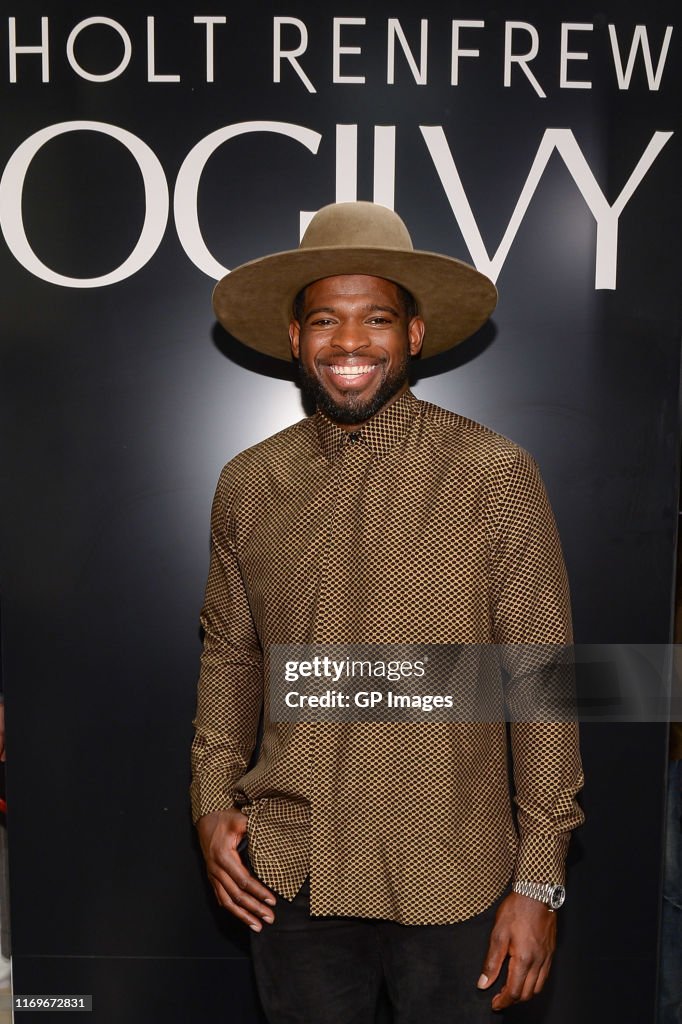 Holt Renfrew Ogilvy hosts private event with The P.K. Subban Foundation during #PKSFWEEKMTL