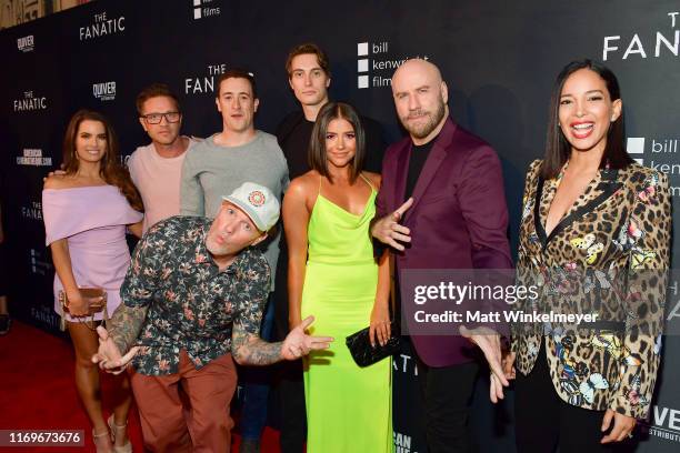 Jessica Uberuaga, Devon Sawa, Jacob Grodnik, Ana Golja, John Travolta, Marta Gonzalez Rodin and Fred Durst attend the premiere of Quiver...