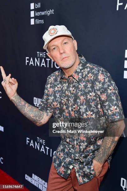 Fred Durst attends the premiere of Quiver Distribution's "The Fanatic" at the Egyptian Theatre on August 22, 2019 in Hollywood, California.