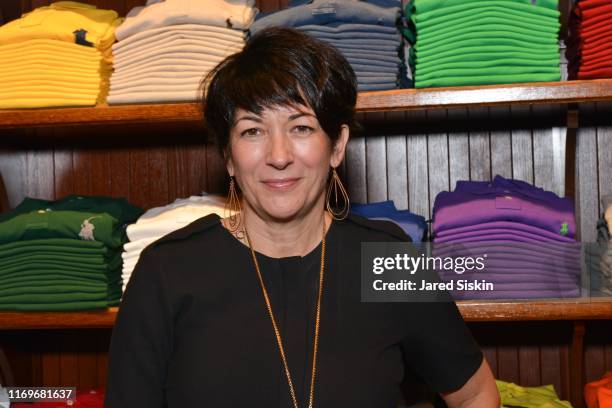 Ghislaine Maxwell attends Polo Ralph Lauren host Victories of Athlete Ally at Polo Ralph Lauren Store on November 3, 2015 in New York City.