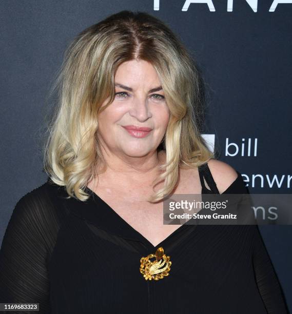 Kirstie Alley arrives at the Premiere Of Quiver Distribution's "The Fanatic" at the Egyptian Theatre on August 22, 2019 in Hollywood, California.