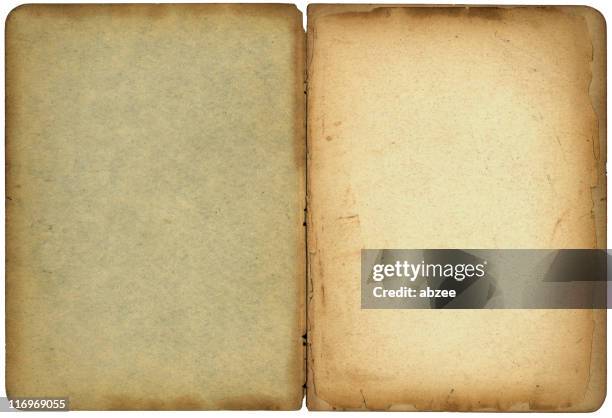 old booklet - vellum stock pictures, royalty-free photos & images