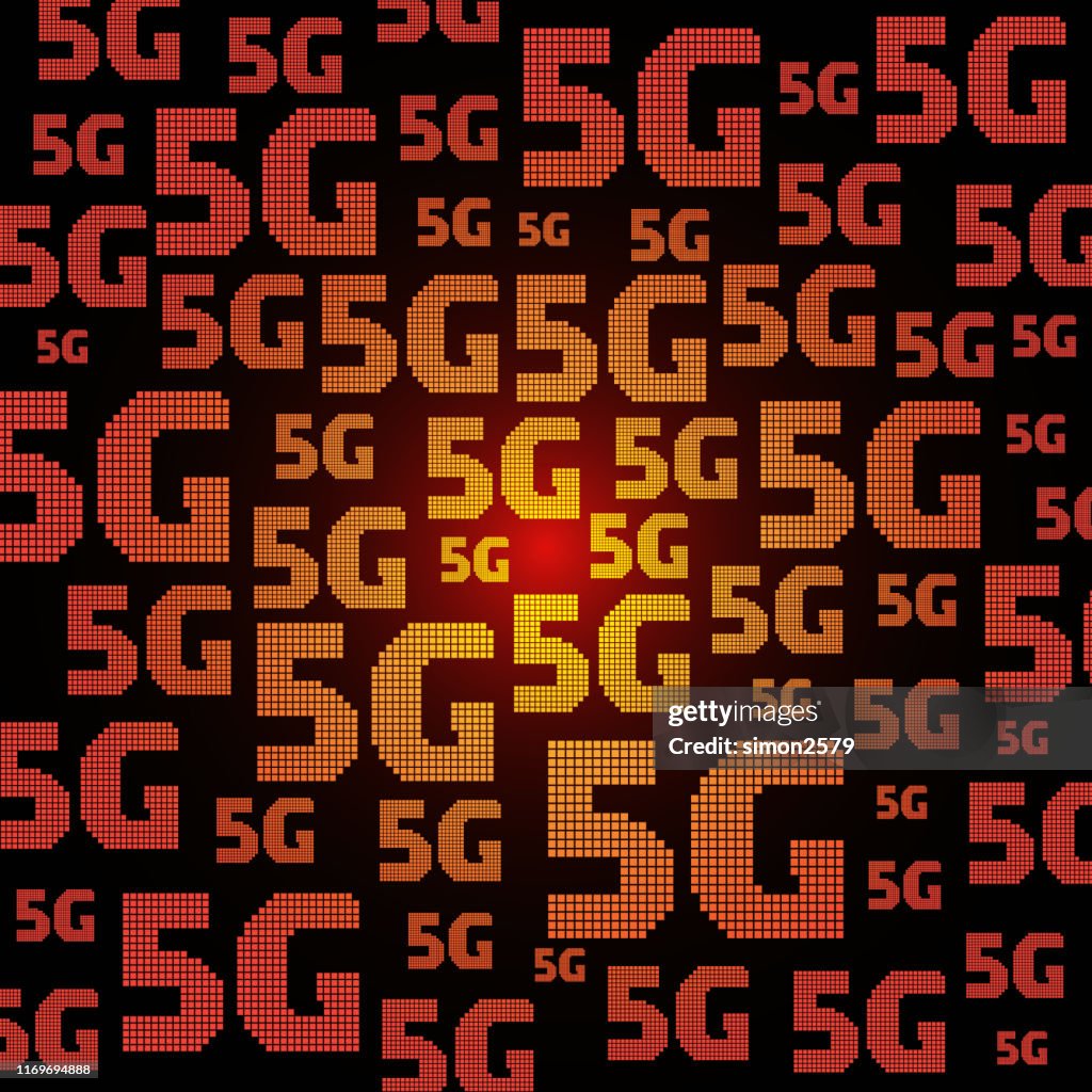 5g Symbols With Color Background High-Res Vector Graphic - Getty Images