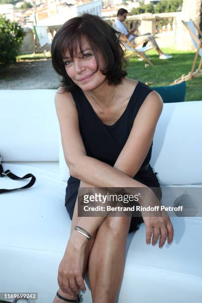 Actress Marianne Denicourt attends the Photocall of the movie "La Vertu des Imponderables" during the 12th Angouleme French-Speaking Film Festival :...