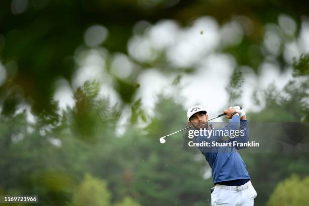 Erik van Rooyen of South Africa plays a shot on the 6th hole during Day Two of the Scandinavian Invitation at The Hills and Sports Club on August 23,...