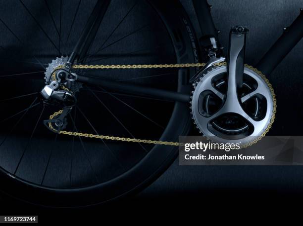 bike chain - link chain part stock pictures, royalty-free photos & images