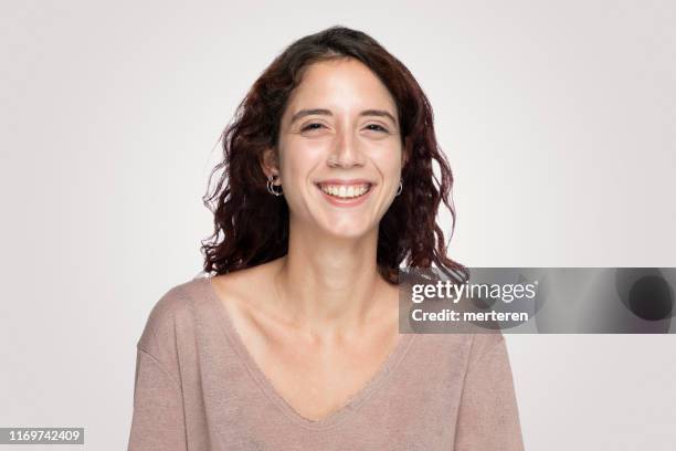 beautiful young women smiling to camera - turkish ethnicity stock pictures, royalty-free photos & images