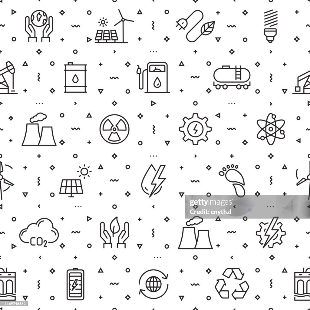 Power Build Vector Vector Set Of Design Templates And Elements For Power And Energy In ...