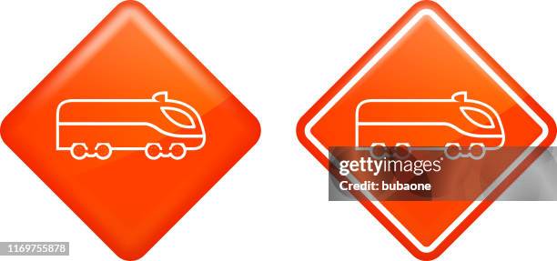 mass transit train side view icon - bullet train stock illustrations