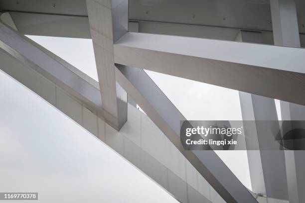 support structure of bridge - bridge abstract stock-fotos und bilder