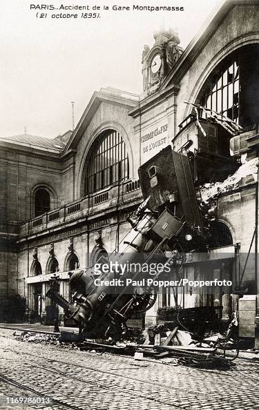 Gare Montparnasse Railway Accident In Paris
