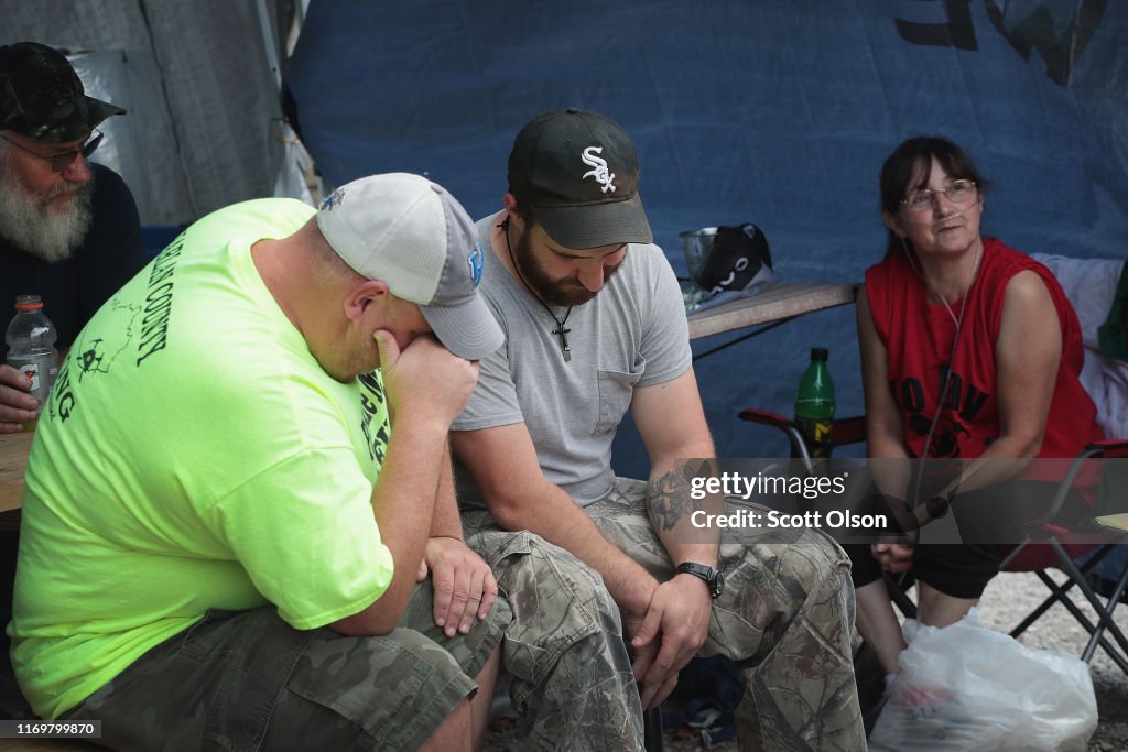 Kentucky Coal Miners Continue Blockade Protest In Harlan County