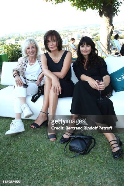 Arlette Gordon, Marianne Denicourt and Valerie Perrin attend the Photocall of the movie "La Vertu des Imponderables" during the 12th Angouleme...