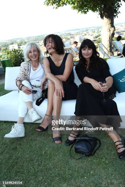Arlette Gordon, Marianne Denicourt and Valerie Perrin attend the Photocall of the movie "La Vertu des Imponderables" during the 12th Angouleme...