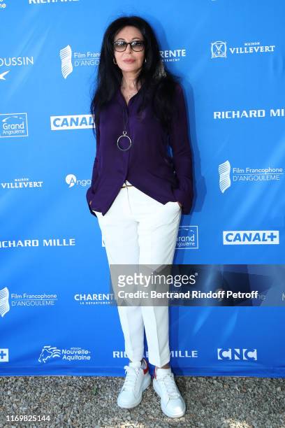 Director of the movie "Le Dernier Poumon du Monde" Yamina Benguigui attend the 12th Angouleme French-Speaking Film Festival : Day Four on August 23,...