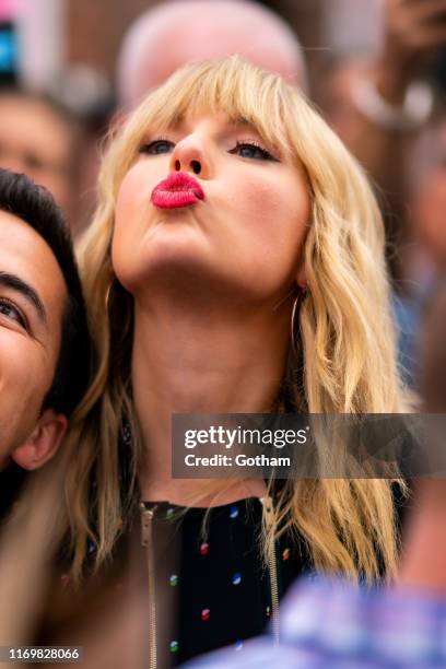 Taylor Swift is seen on August 23, 2019 in the Brooklyn borough of New York City.