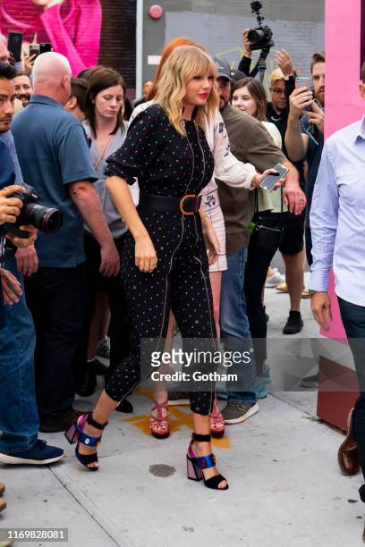 Taylor Swift is seen on August 23, 2019 in the Brooklyn borough of New York City.