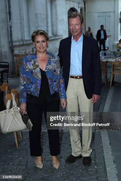 Grand Duke Henri of Luxembourg and the Grand Duchess Maria Theresa of Luxembourg attend the 12th Angouleme French-Speaking Film Festival : Day Four...