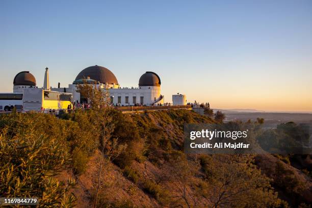 griffith observatory - osservatorio foto e immagini stock