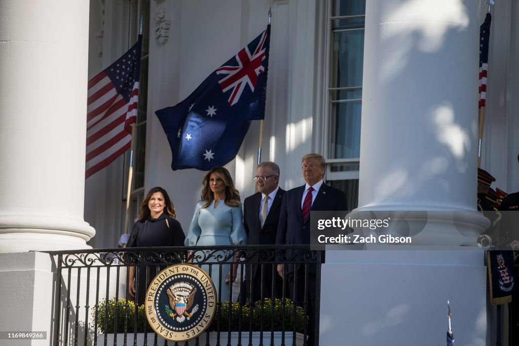 President Trump Welcomes Australian Prime Minister Scott Morrison To Washington On State Visit