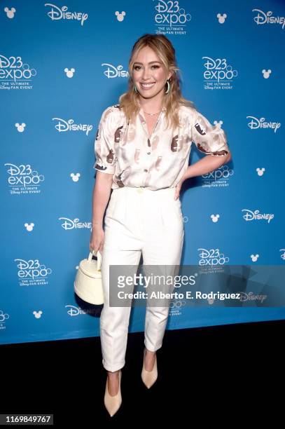 Hilary Duff of 'Lizzie McGuire' took part today in the Disney+ Showcase at Disney’s D23 EXPO 2019 in Anaheim, Calif. 'Lizzie McGuire' will stream...
