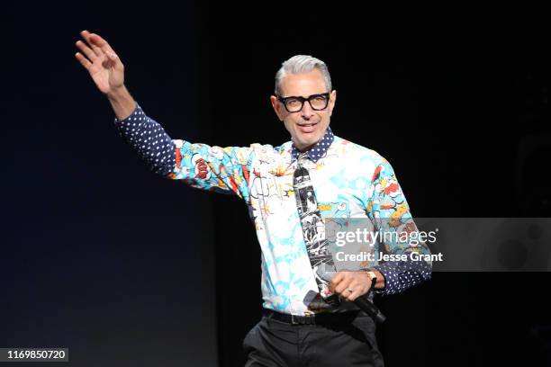 Jeff Goldblum of 'The World According To Jeff Goldblum' took part today in the Disney+ Showcase at Disney’s D23 EXPO 2019 in Anaheim, Calif. 'The...