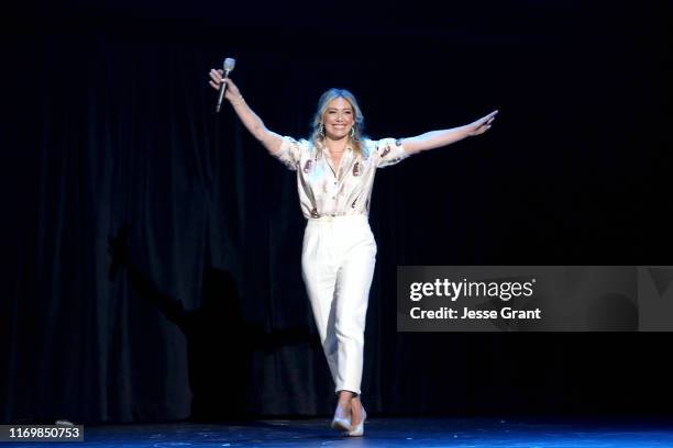 Hilary Duff of 'Lizzie McGuire' took part today in the Disney+ Showcase at Disney’s D23 EXPO 2019 in Anaheim, Calif. 'Lizzie McGuire' will stream...