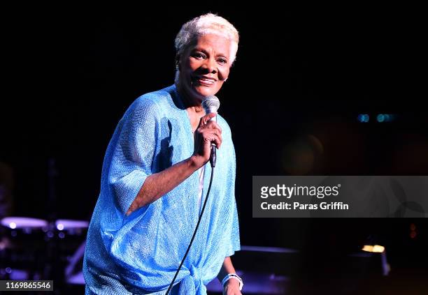 Dionne Warwick performs in concert during "A Night of Class: Starring Dionne Warwick" at Fox Theater on August 23, 2019 in Atlanta, Georgia.