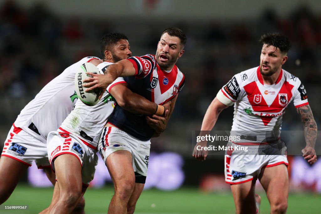 NRL Rd 23 - Dragons v Roosters