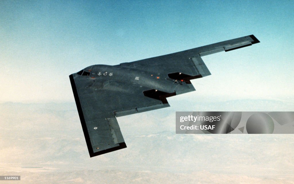 B-2 Bomber in Air Strikes Against Afghanistan