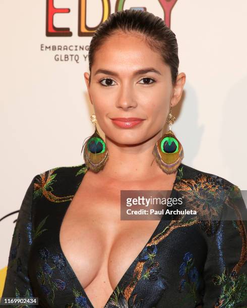 Actress Christiana Leucas attends the Penny Lane Centers' 3rd Annual Garden Party at the Penny Lane Centers - North Hollywood on August 23, 2019 in...