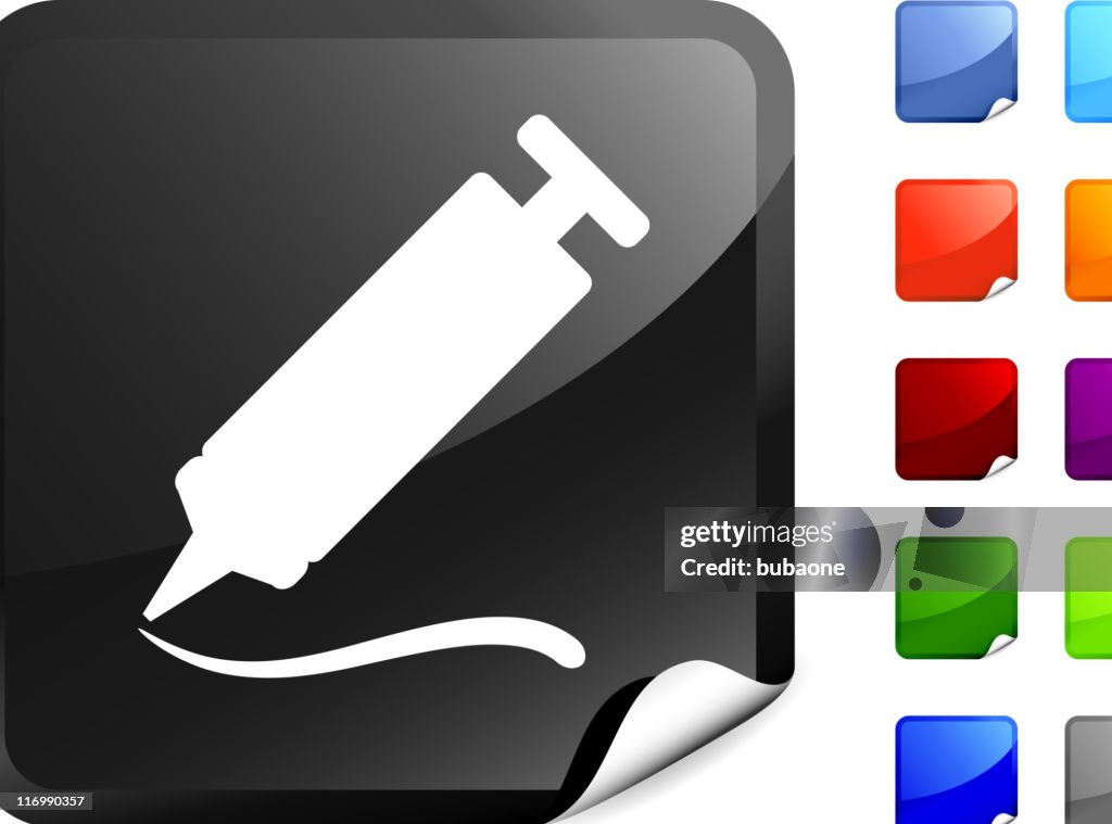 Silroyalty free vector arte Sealant internet royalty free vector art