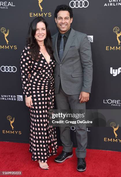 Jon Huertas and Nicole Huertas arrive as the Television Academy Honors Emmy Nominated Performers at Wallis Annenberg Center for the Performing Arts...