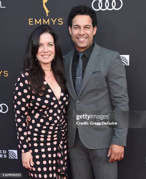Jon Huertas and Nicole Huertas arrive as the Television Academy Honors Emmy Nominated Performers at Wallis Annenberg Center for the Performing Arts...