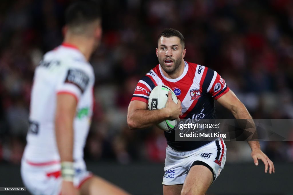 NRL Rd 23 - Dragons v Roosters