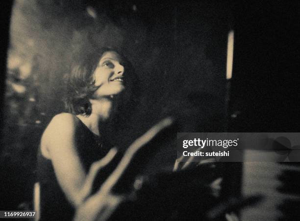 il pianista - musica soul foto e immagini stock