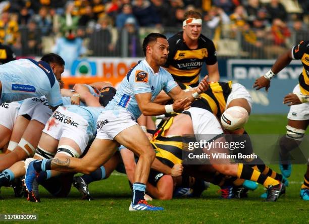 Sam Nock of Northland during the round 3 Mitre 10 Cup match between Taranaki and Northland at Yarrow Stadium on August 25, 2019 in Taranaki, New...