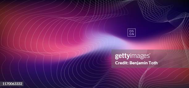 soft abstract gradient ,colourful vector mesh background - rainbow gradient mesh stock illustrations