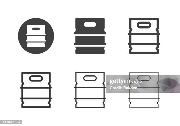 金屬啤酒凱格圖示 - 多系列 - barrel 幅插畫檔、美工圖案、卡通及圖標